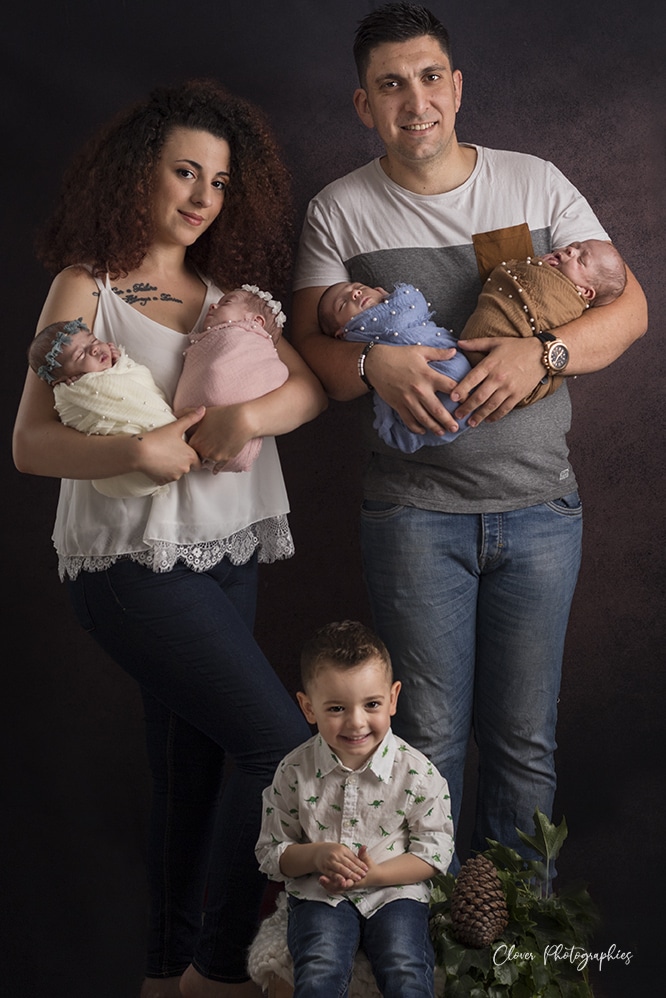 séance photo naissance Sarah quadruplés - Clover Photographies Strasbourg