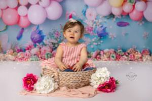 Séance photo bébé anniversaire smash the cake - strasbourg - clover photographies