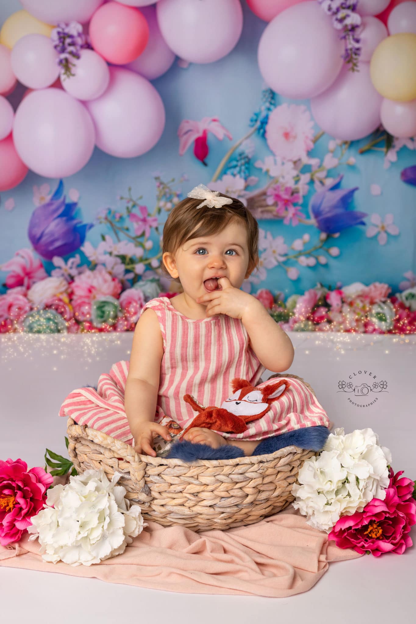 Séance photo bébé anniversaire smash the cake - strasbourg - clover photographies