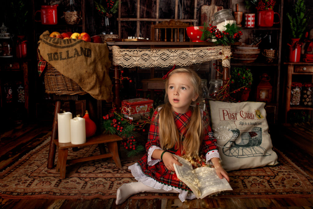 séance photo de Noël à Strasbourg famille enfant - clover photographies