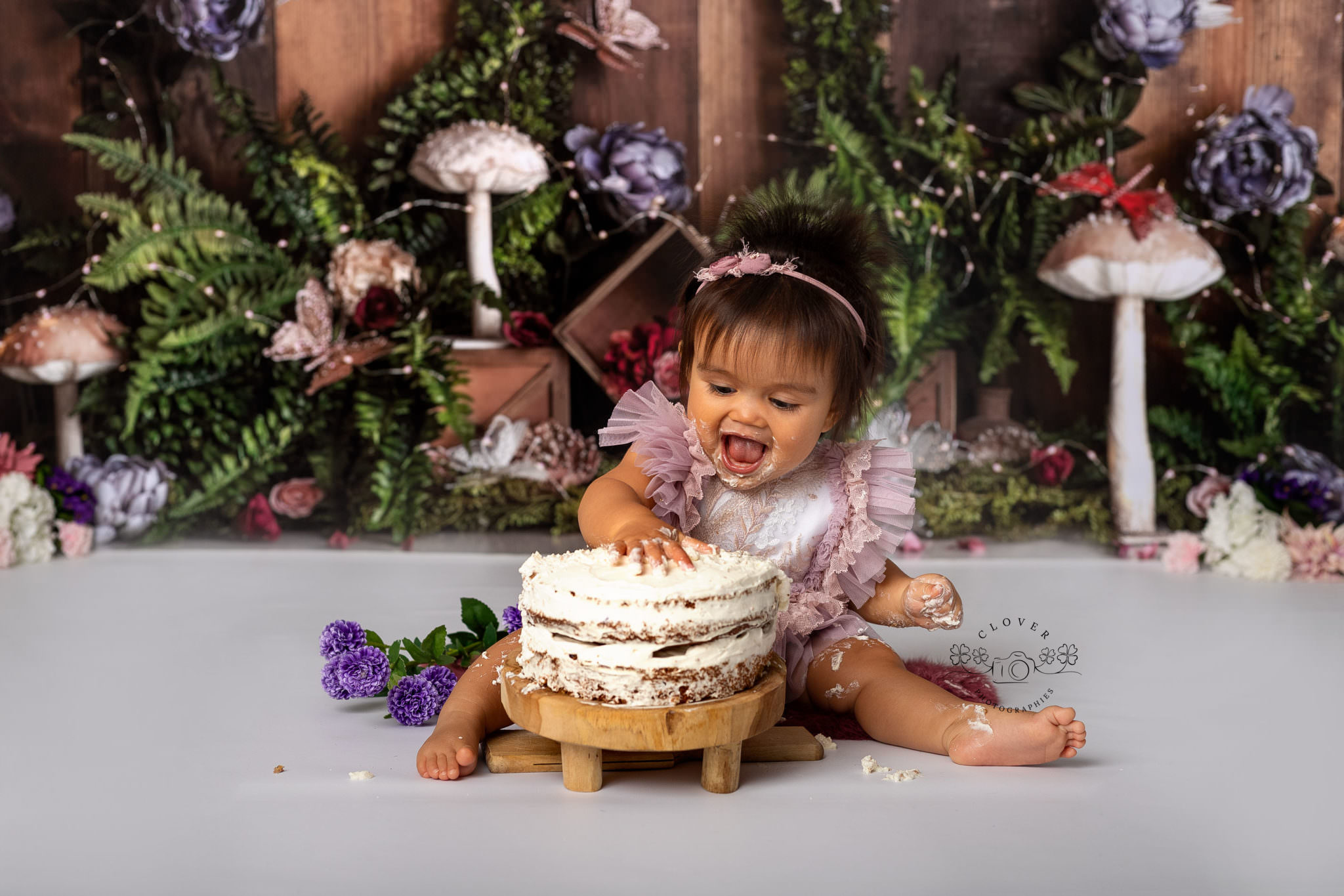 séance photo bébé anniversaire - smash the cake strasbourg - clover photographies