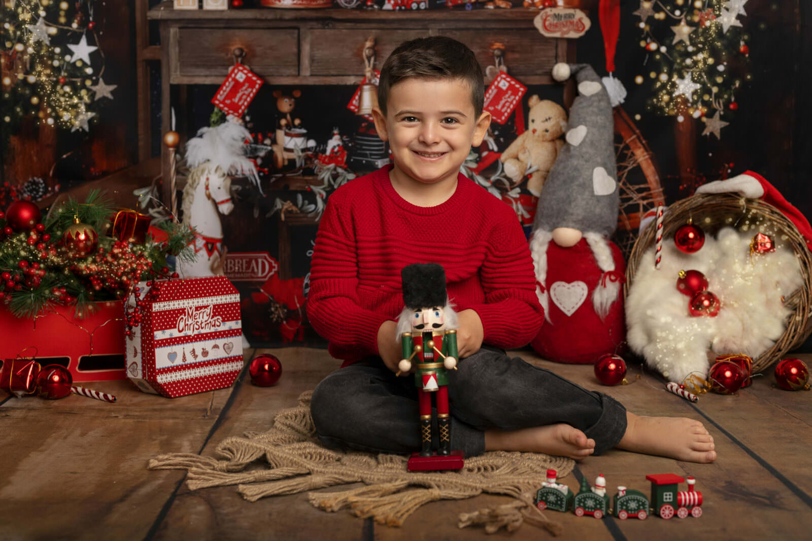 séance photo de Noël à Truchtersheim Strasbourg famille enfant - clover photographies