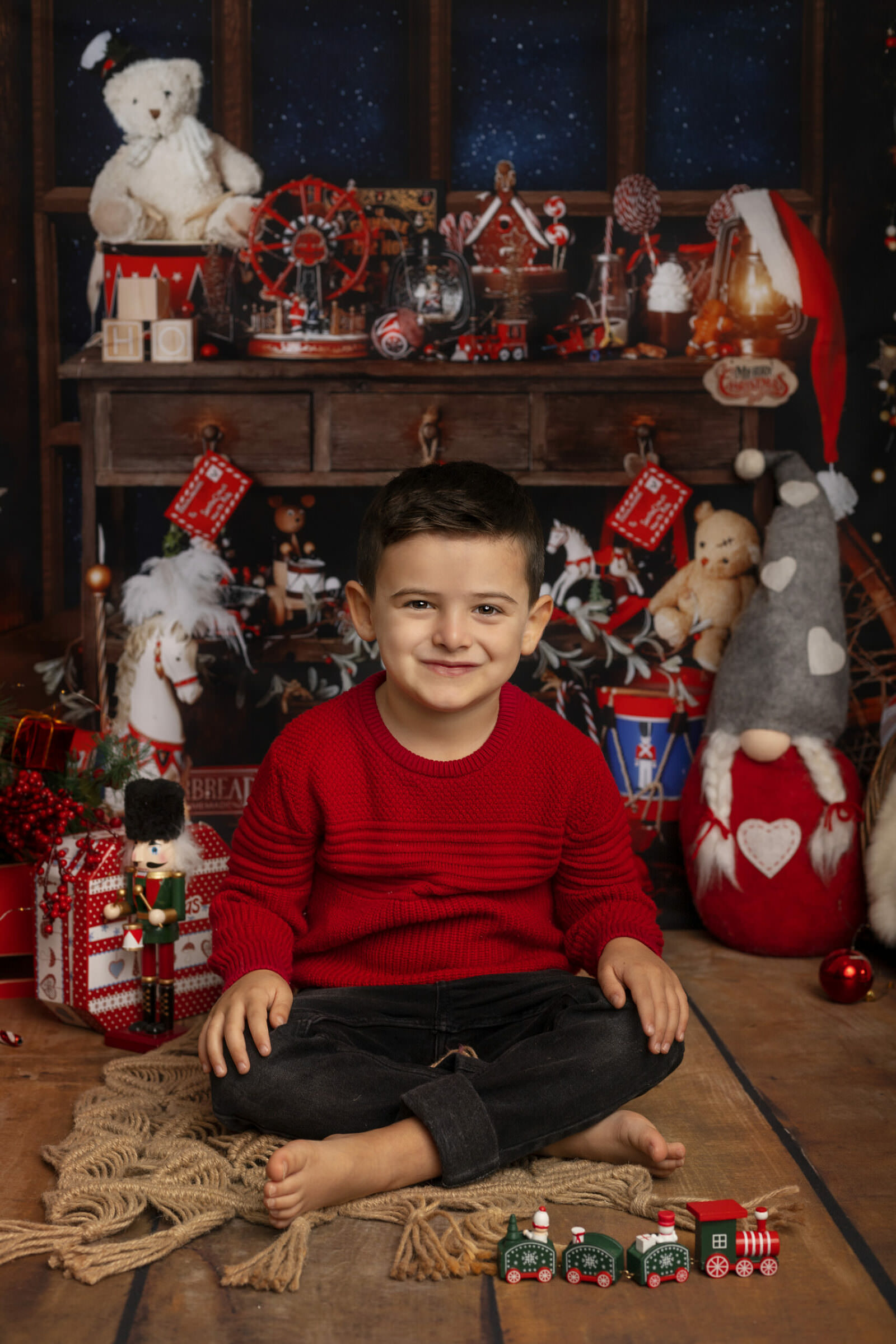 séance photo de Noël à Truchtersheim Strasbourg famille enfant - clover photographies